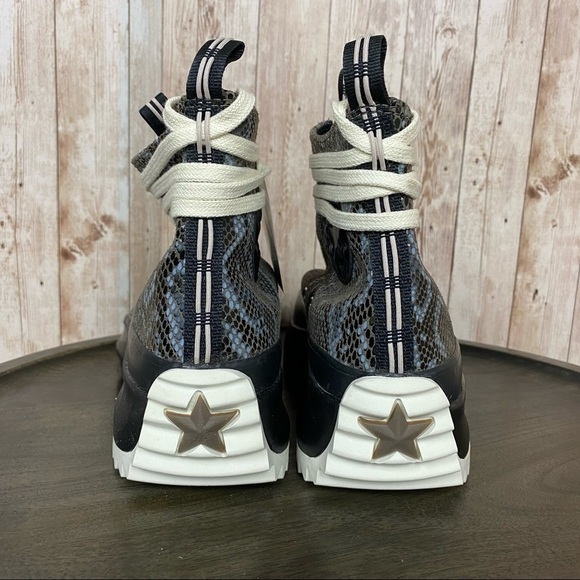 Converse Run Star Hike Hi Snakeskin Platform Sneaker Size 6.5 Women - Picture 6 of 13